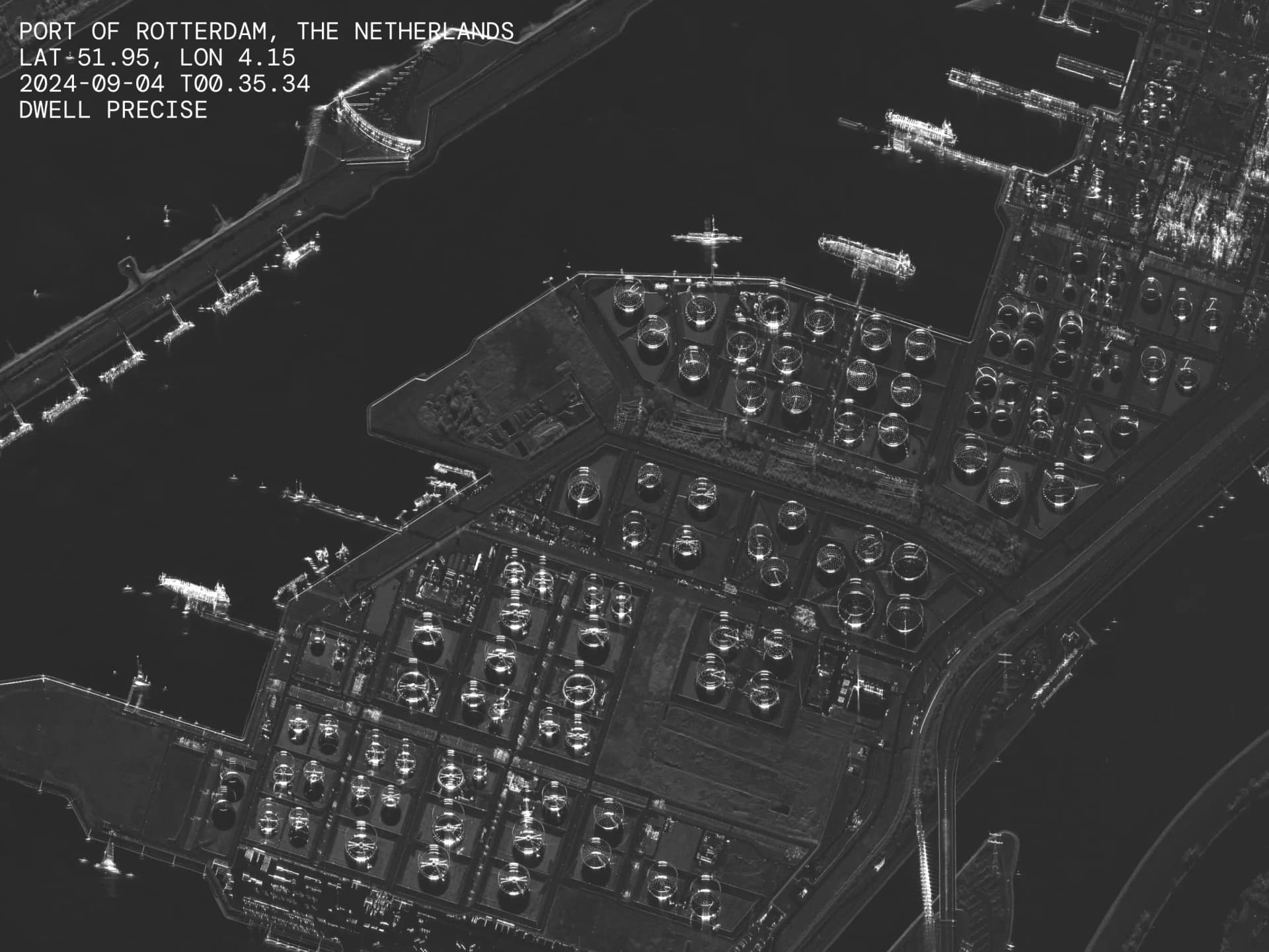 infrastructure & energy: oil tanks, refineries, and commodities