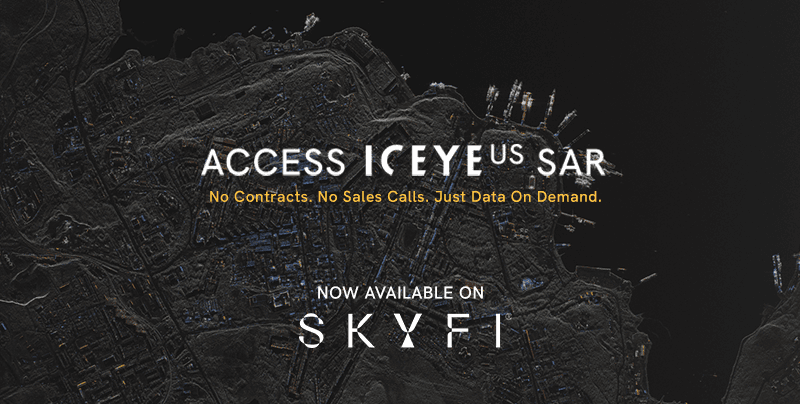ICEYE US ARCHIVE DATA NOW AVAILABLE ON SKYFI