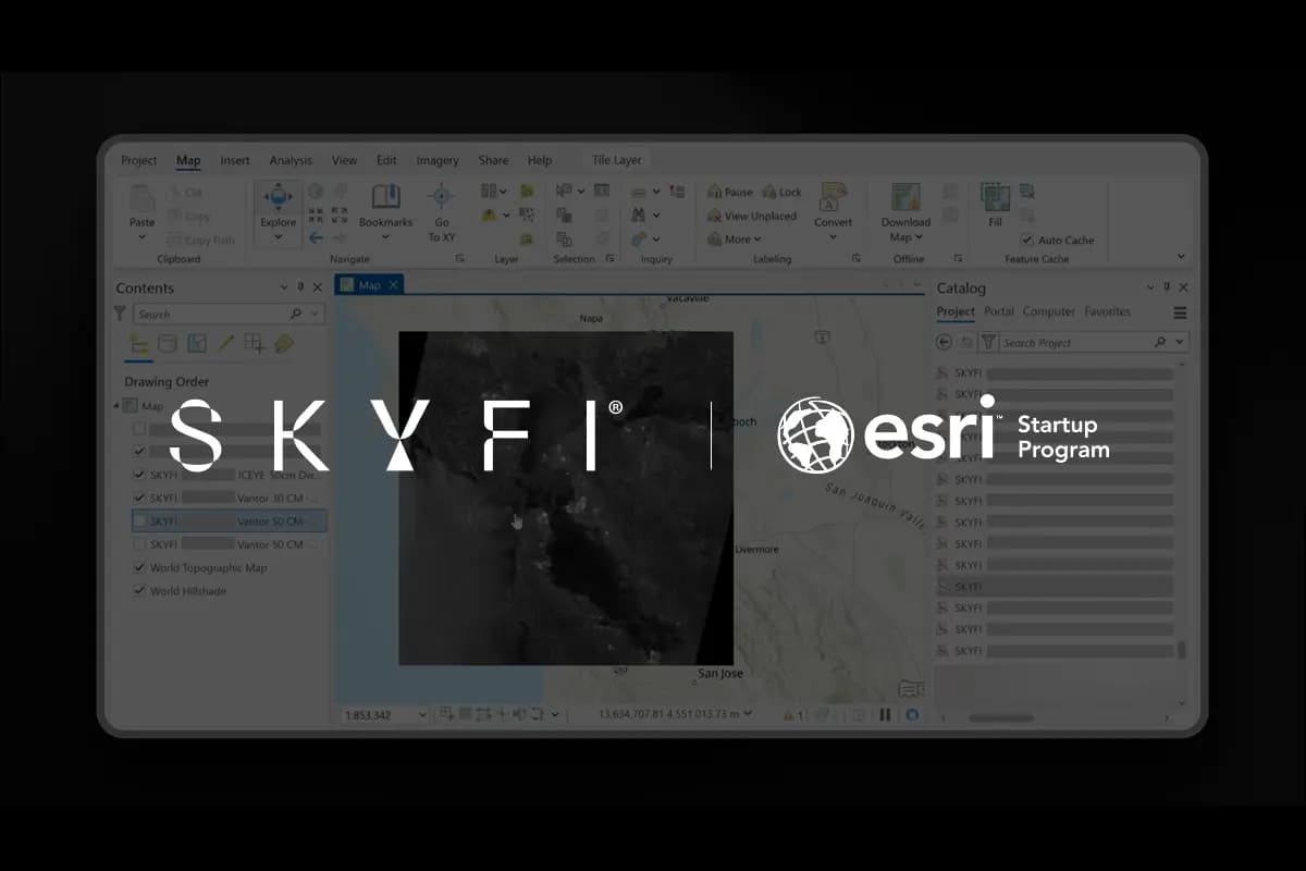 SkyFi ArcGIS Integration