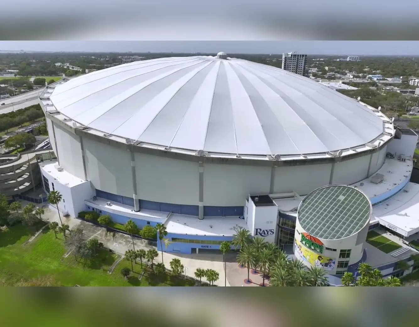 Tropicana Field before Hurricane Milton