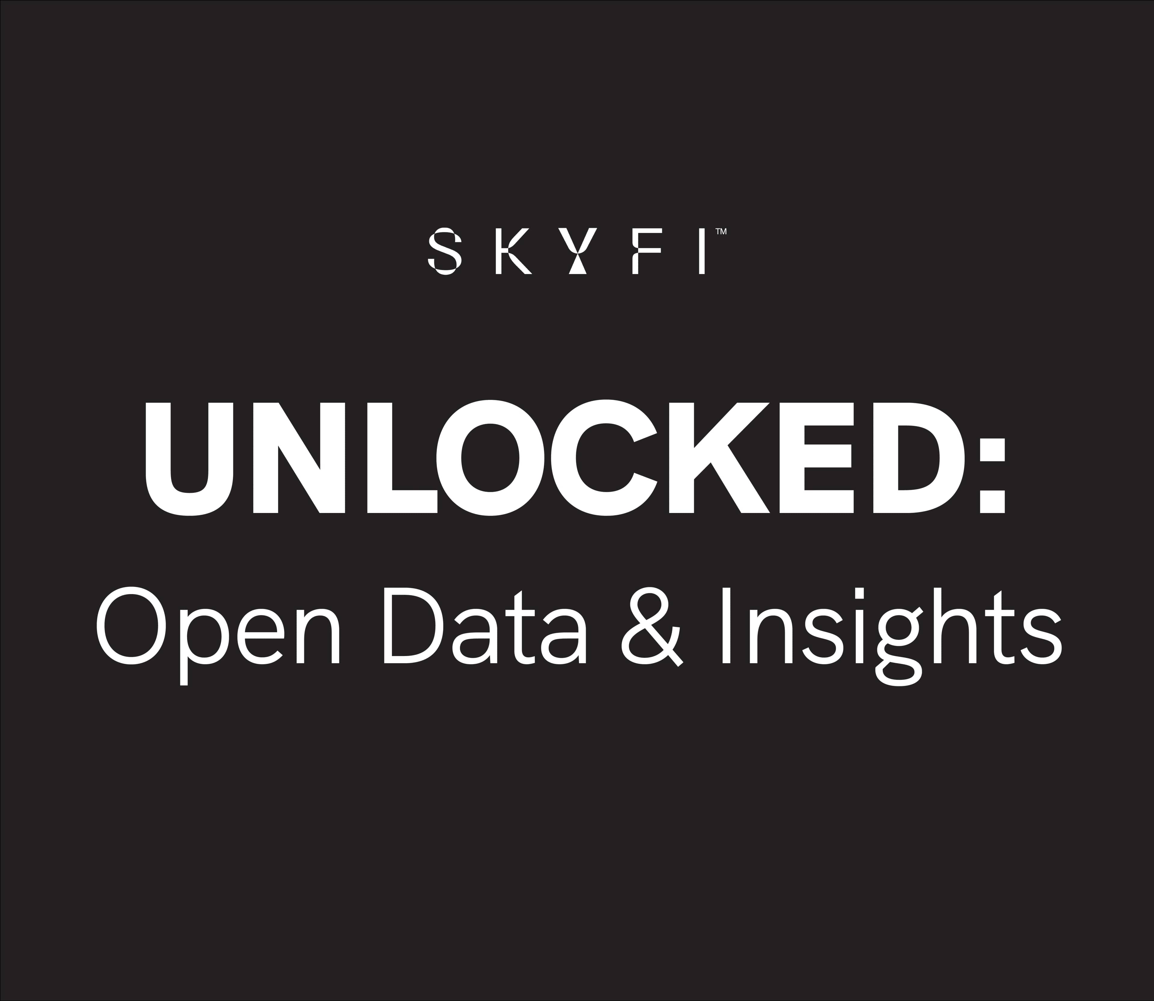 open data and insights unlocked