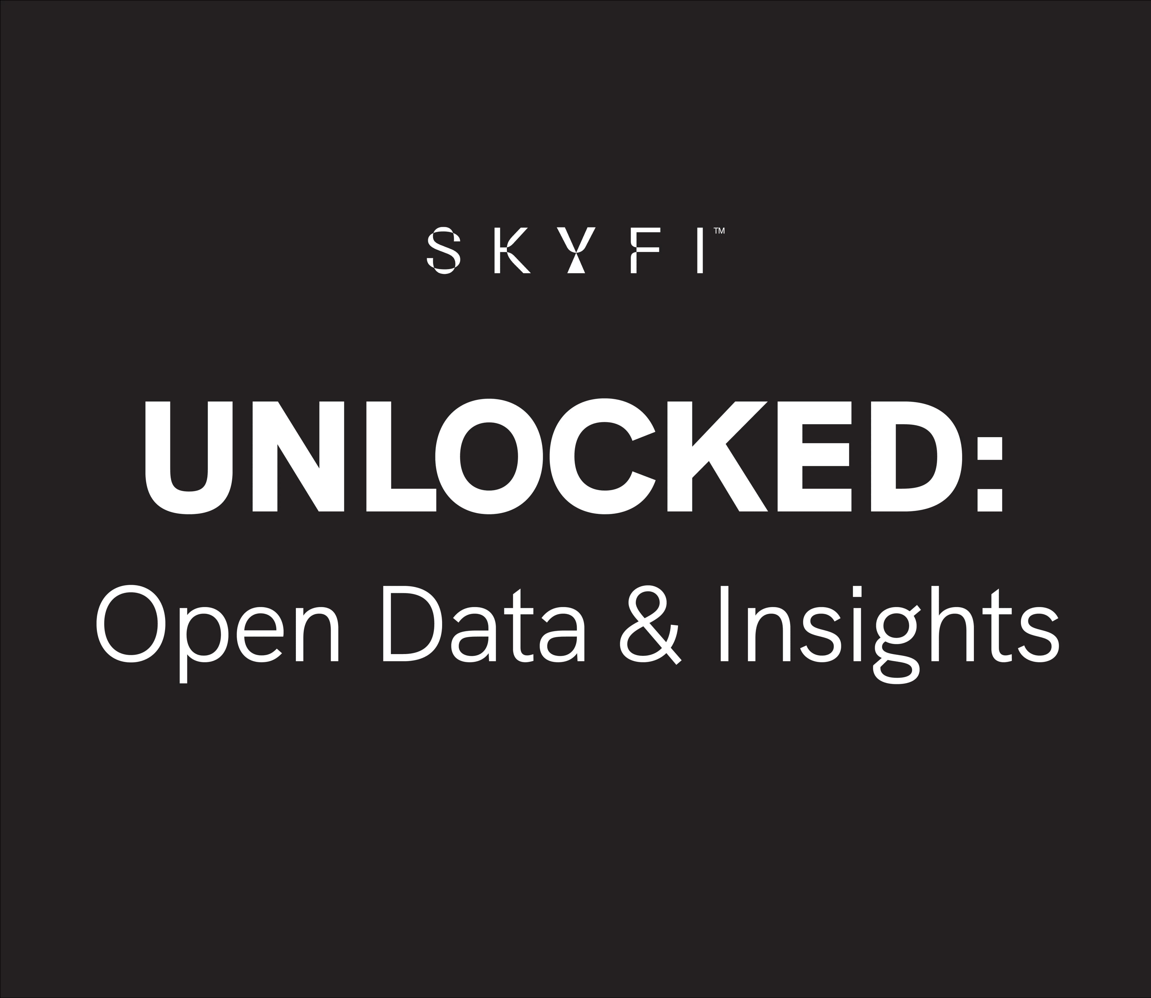 open data and insights unlocked