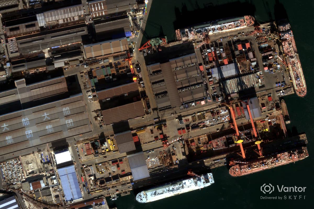 30cm Port of Dalian, China