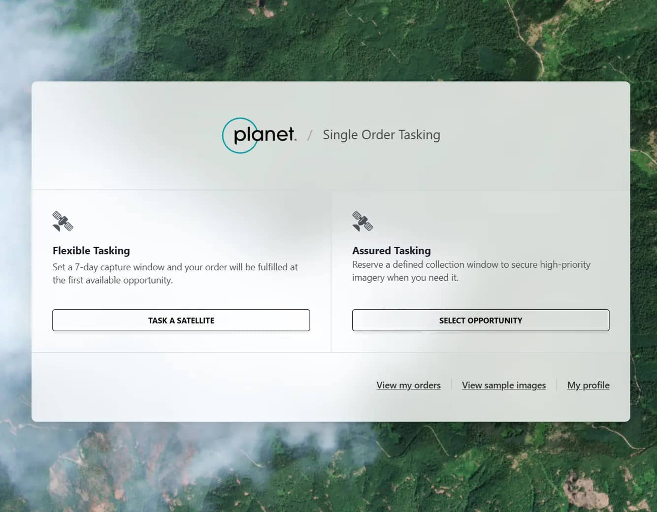 Single Order Tasking Cover