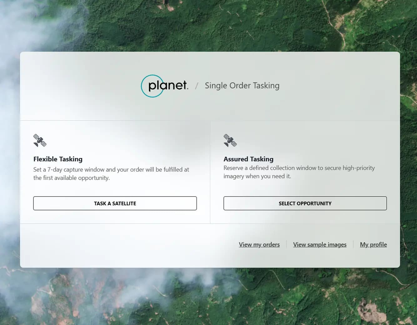 Single Order Tasking Cover