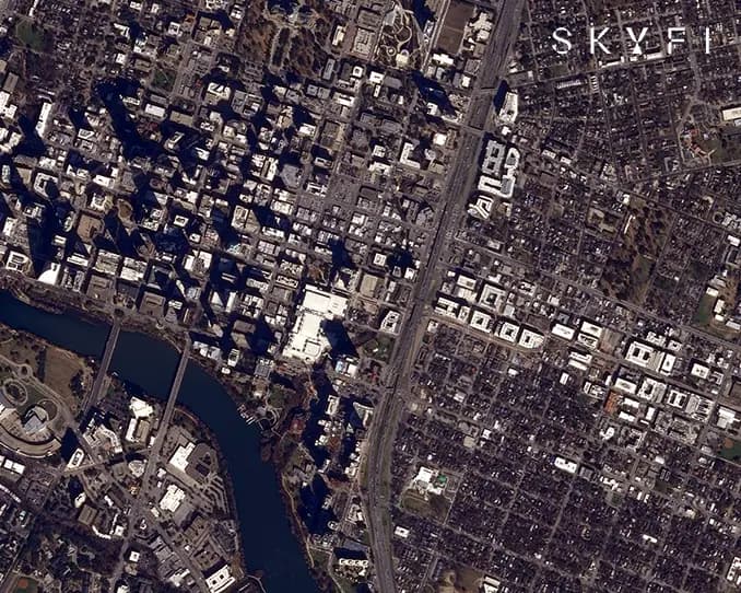 Optical image of Austin, Texas