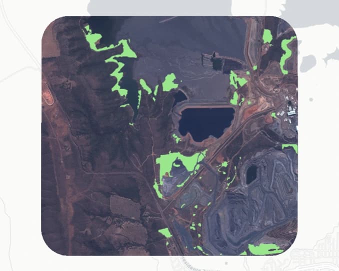 Change detection analysis by Picterra