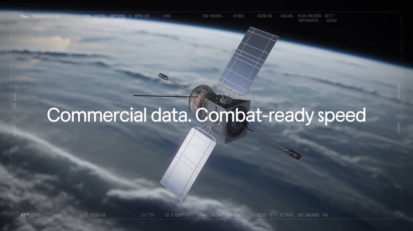 Commercial data. Combat-ready speed.