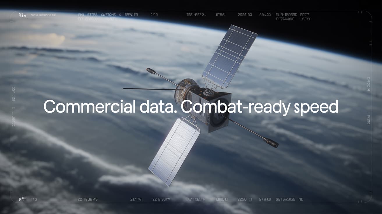 Commercial data. Combat-ready speed.