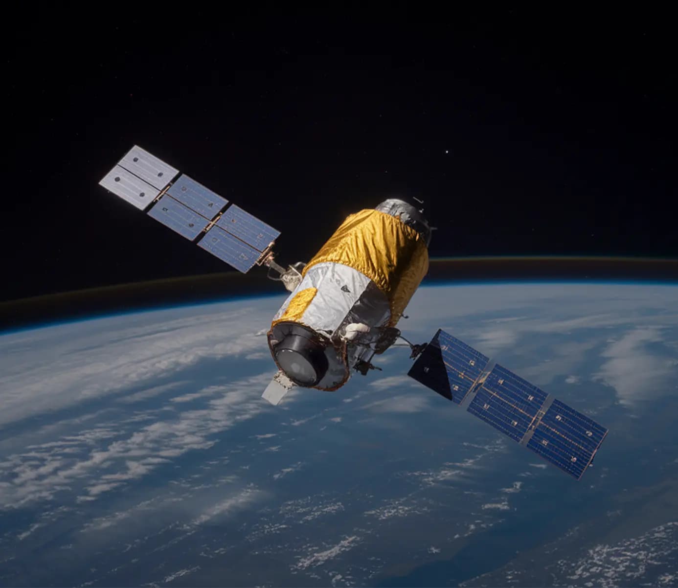 Satellites don't fall out of orbit