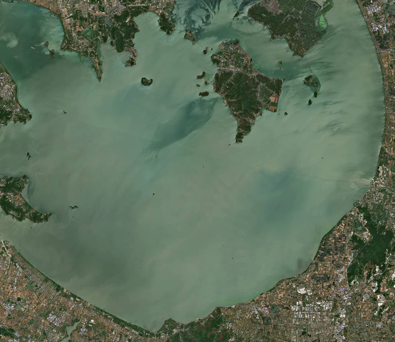 open satellite image