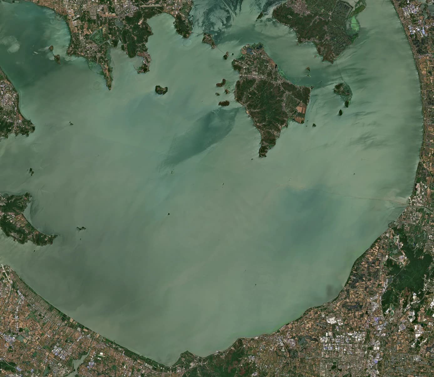 open satellite image