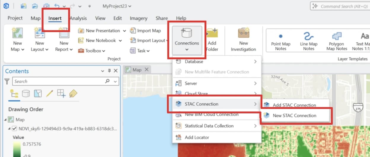 ArcGIS Pro: STAC Catalog Setup