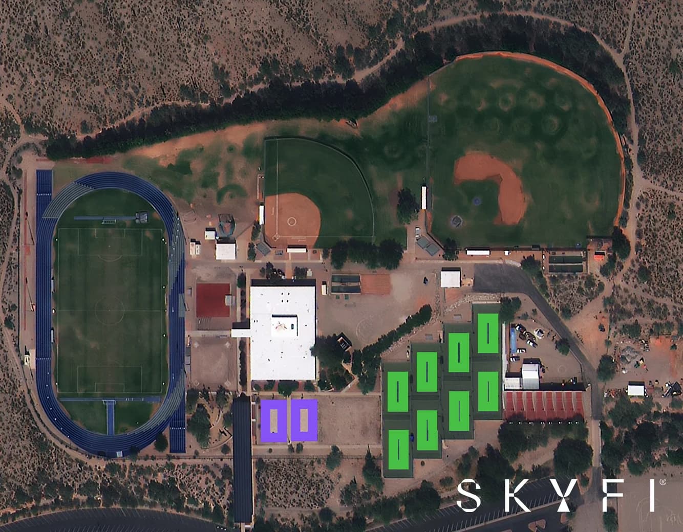Sports Court Detection – Output Example