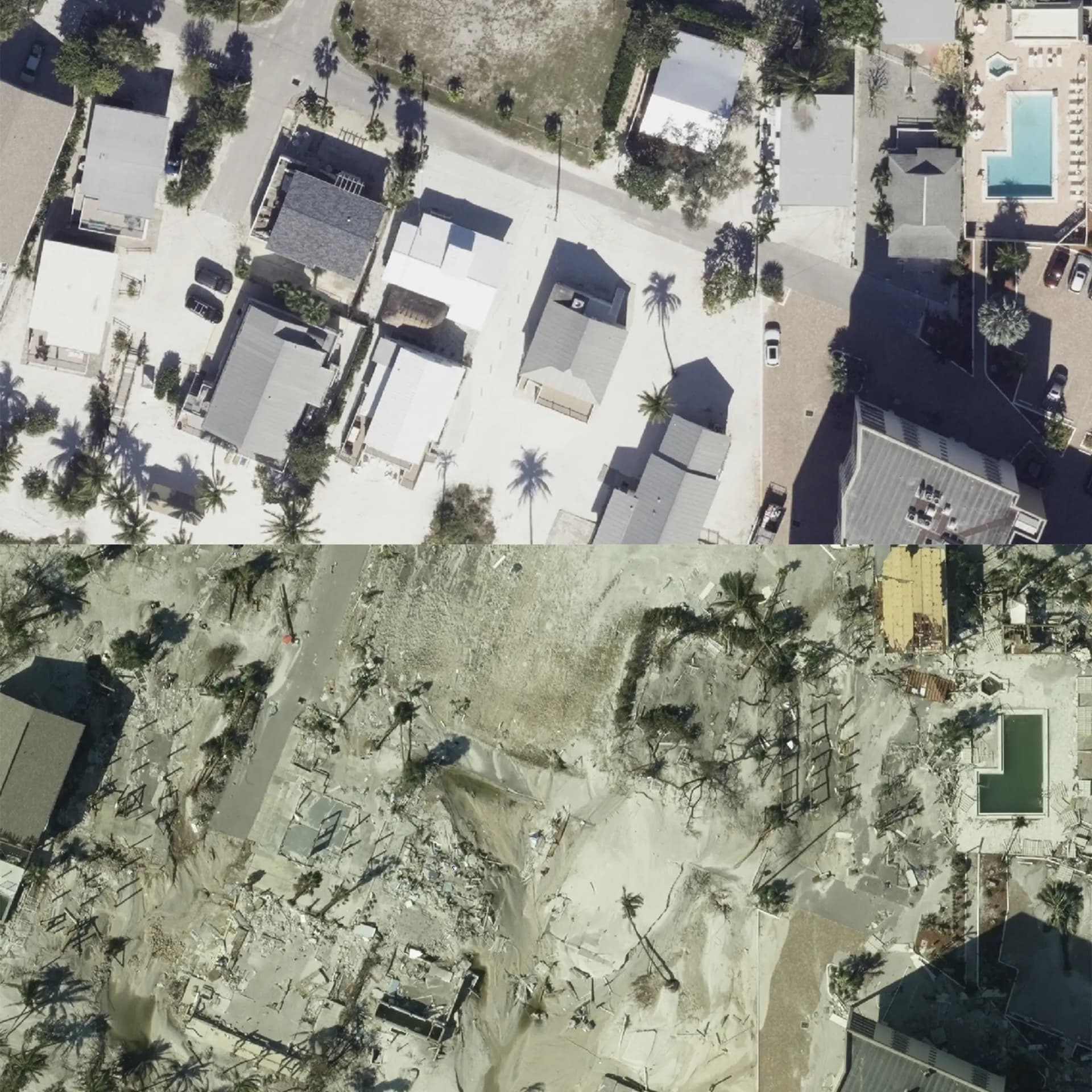 Images by Vexcel. Hurricane Ian’s Devastation Captured from Above: Aerial Imagery of Ft. Myers Beach, Florida