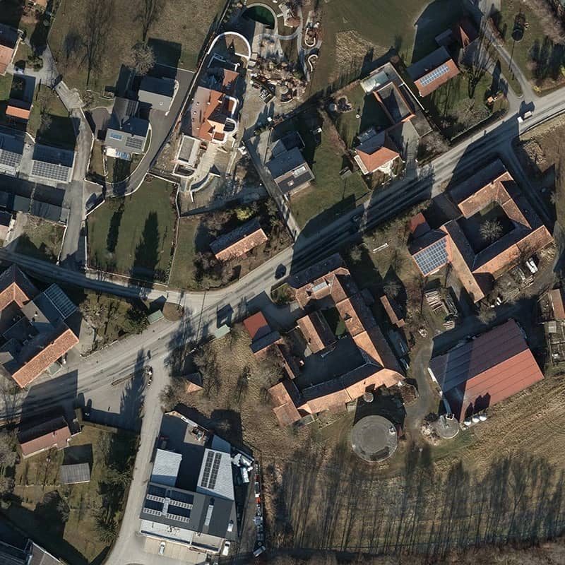 High-Resolution Satellite Imagery of Houses