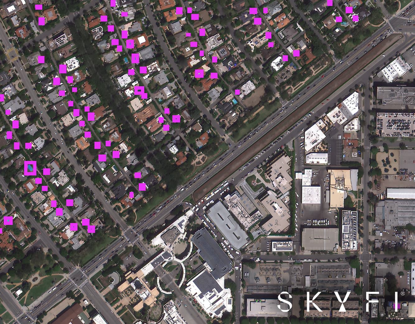 SkyFi Launches New Analytics to Count Cars, Pools, & Sports Courts | SkyFi